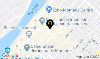 Mapa de Compra-venta Y Joyería Platino en Montería