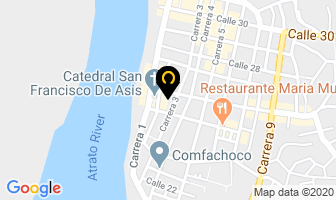 Mapa de Compra Venta Y Prendería El Rubí en Quibdo
