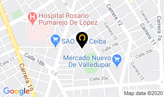 Mapa de Compra Y Venta De Granos El Cuñao en Valledupar