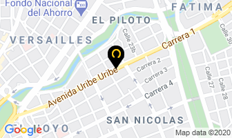 Mapa de Compra Y Venta De Motos Riva en Cali