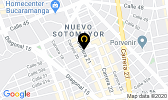 Mapa de Compraventa Centroautos en Bucaramanga