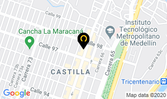 Mapa de Compraventa El Milagroso en Medellín