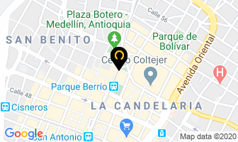 Mapa de Compraventa La Rebaja en Medellín