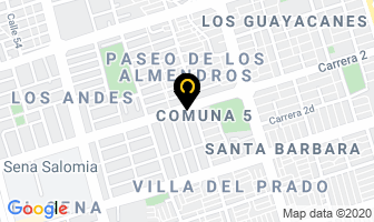 Mapa de Compraventa Los Andes en Cali