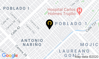 Mapa de Compraventa Motos Montoya en Cali