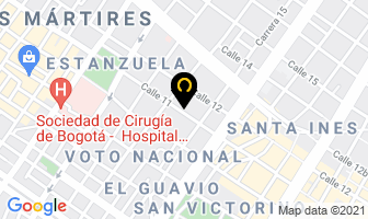Mapa de Compresores Hm Martinez en Bogotá D.C