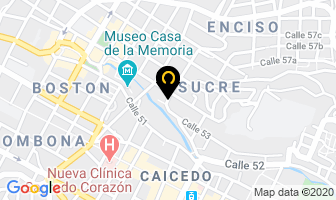 Mapa de Compresores Raul Jimenez Jimenez en Medellín