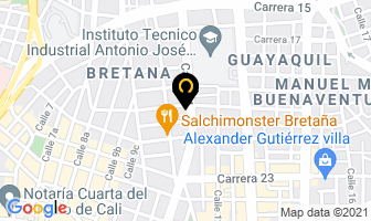 Mapa de Compresores Servicio Todo En Aires en Cali