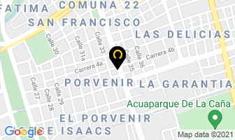 Mapa de Compresores Y Equipos M.g. Ltda. en Cali