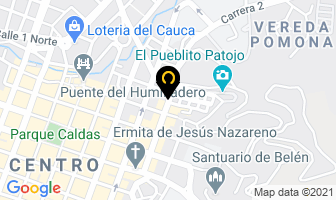 Mapa de Compu Drivers en Popayán