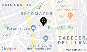 Mapa de Compu-partes en Bucaramanga