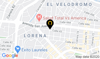 Mapa de Compuclon ltda en Medellín