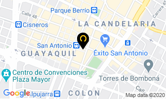 Mapa de Compuedu en Medellín
