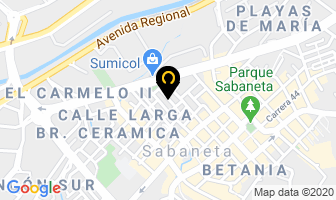 Mapa de Compufixer en Sabaneta