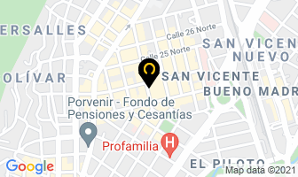 Mapa de Compujuegos Y + en Cali
