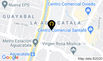 Mapa de Compurent en Medellín