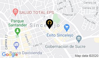 Mapa de Compusuministros Ltda en Sincelejo