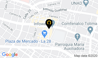 Mapa de Computadores De Ibague en Ibagué