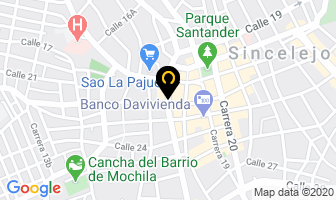 Mapa de Computadores De La Costa Ltda. en Sincelejo