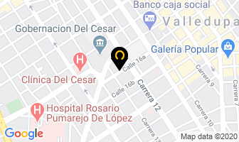 Mapa de Computadores Y Celulares Del Caribe Ltda. en Valledupar