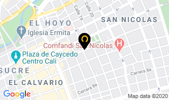 Mapa de Computienda Electrónica en Cali