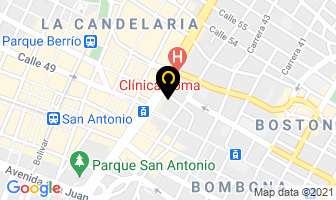 Mapa de Computintas en Medellín