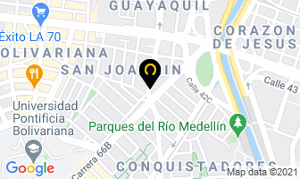 Mapa de Computintas Jf en Medellín