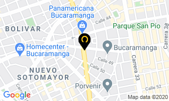Mapa de Compuweb System en Bucaramanga