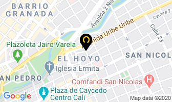 Mapa de Comserpro Rodamientos en Cali