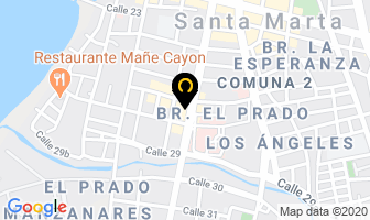 Mapa de Comtel en Santa Marta