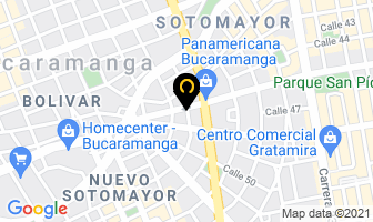 Mapa de Comunicaciones A&f en Bucaramanga