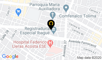 Mapa de Comunicaciones Andina Ltda. en Ibagué