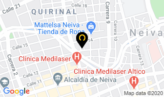 Mapa de Comunicaciones Del Sur en Neiva