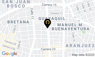 Mapa de Comunicaciones E Inversiones R Y R Ltda. en Cali