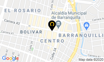 Mapa de Comunicaciones Llame Ya en Barranquilla
