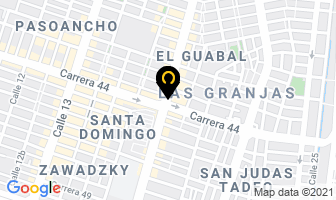Mapa de Comunicaciones Meosburguer en Cali