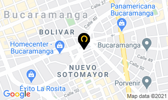 Mapa de Comunicaciones Panacitel en Bucaramanga