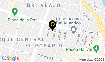 Mapa de Comunicaciones Publicitarias Ltda en Barranquilla