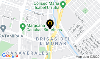 Mapa de Comunicaciones Rapisur en Cali