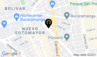 Mapa de Comunicaciones Vilisa en Bucaramanga