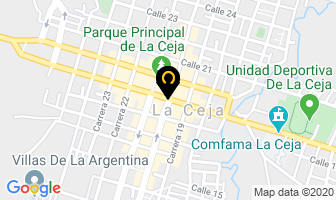 Mapa de Comunicaciones Y Servicios en La Ceja