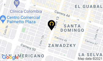 Mapa de Comunicar Banda Ancha en Cali