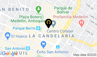 Mapa de Comunicarnos Centro Comunicación en Medellín