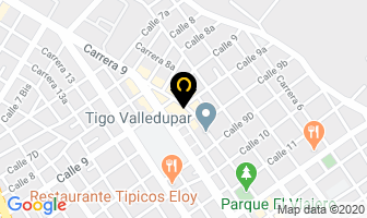 Mapa de Comunidad Cristiana Beraca Lugar De Bendición en Valledupar