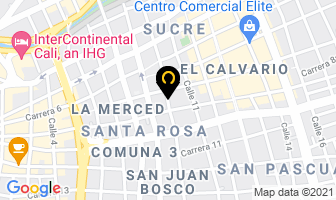 Mapa de Con Clase Decoraciones en Cali
