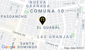 Mapa de Con Sabor Restaurante en Cali
