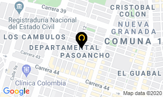 Mapa de Conacabados Jair Valencia en Cali
