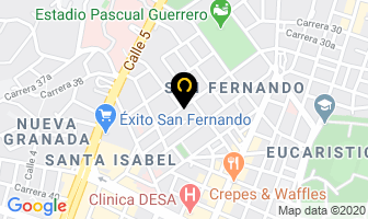 Mapa de Conalmédicas en Cali