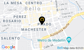 Mapa de Concasa Inmobiliaria en Bello