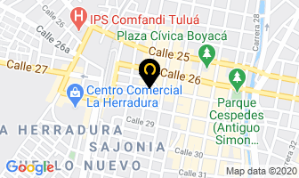 Mapa de Concentrados Sury en Tulua